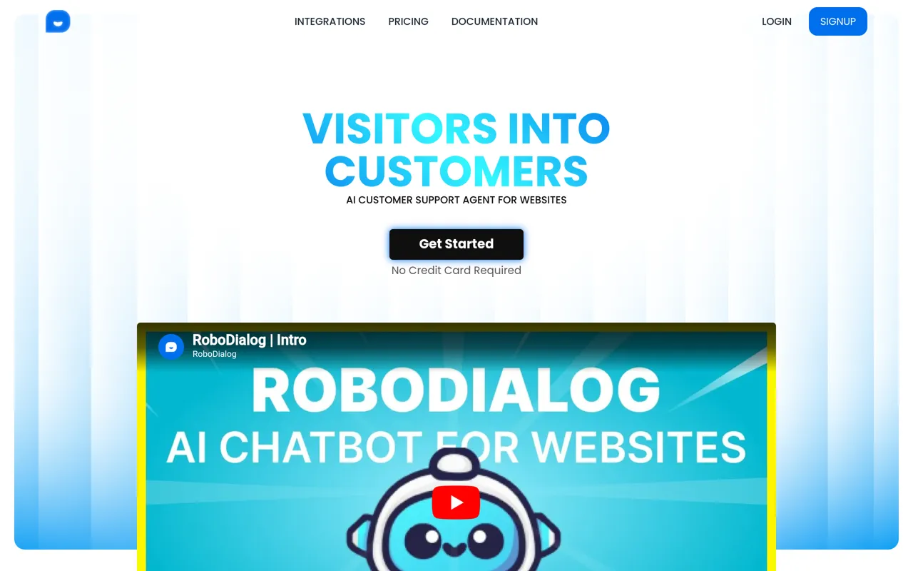 Screenshot of RoboDialog