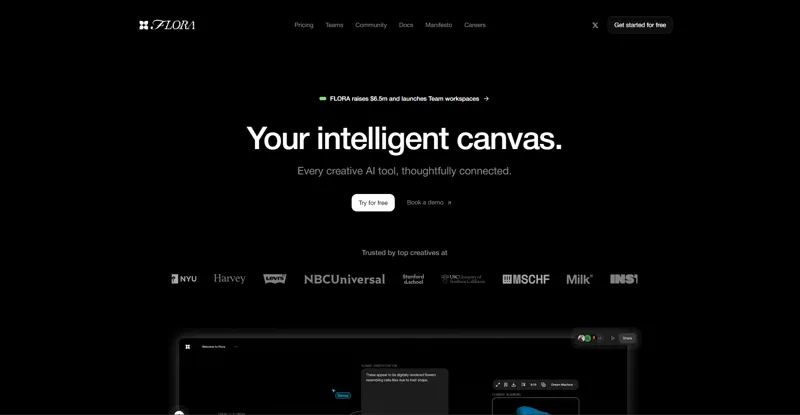 Screenshot of Flora