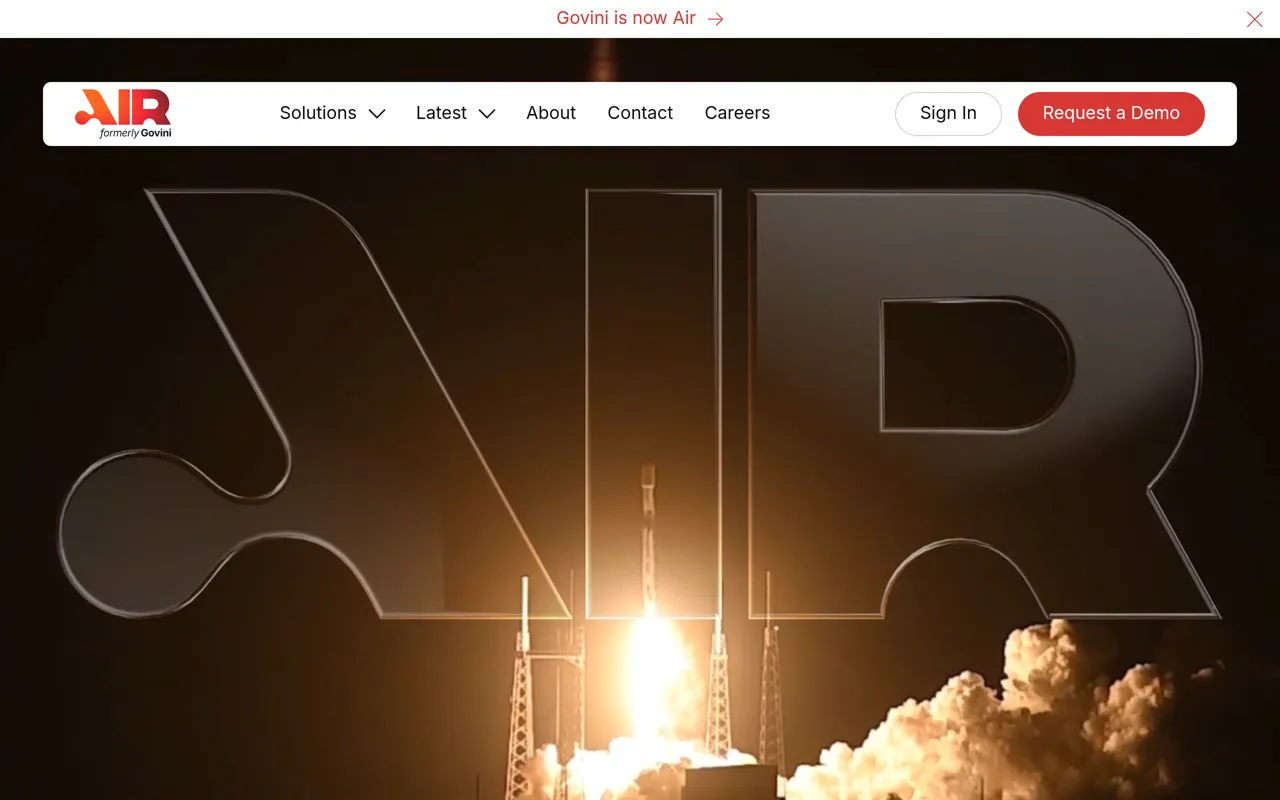 Screenshot of Air Enterprise Readiness