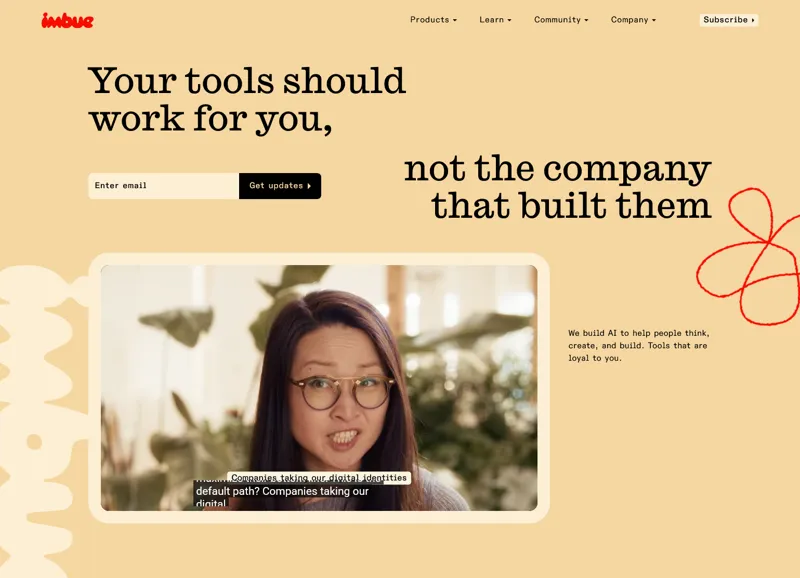 Screenshot of Imbue