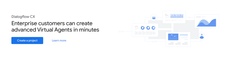 Screenshot of Dialogflow CX - Conversational AI Agent
