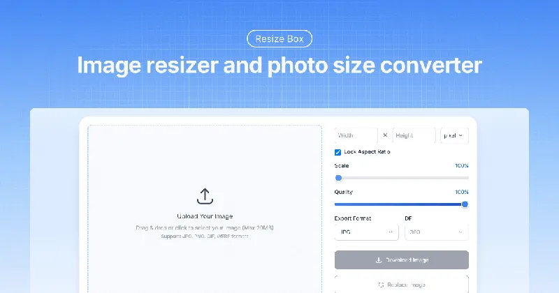 Screenshot of Resizebox