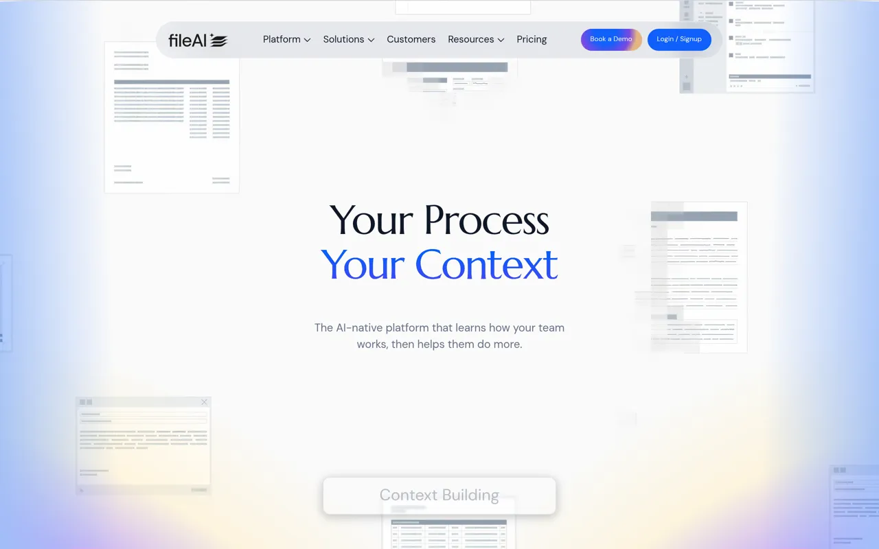 Screenshot of fileAI