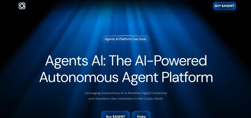 Screenshot of AgentsAI
