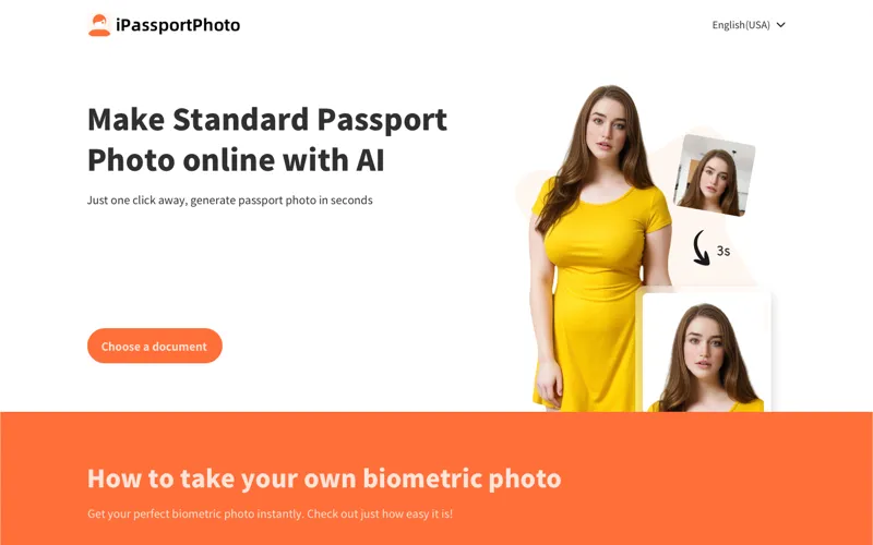 Screenshot of iPassportPhoto