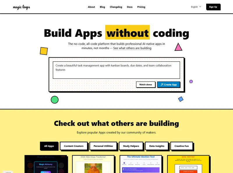Screenshot of Magic Loops