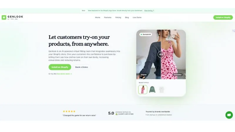 Screenshot of GenLook