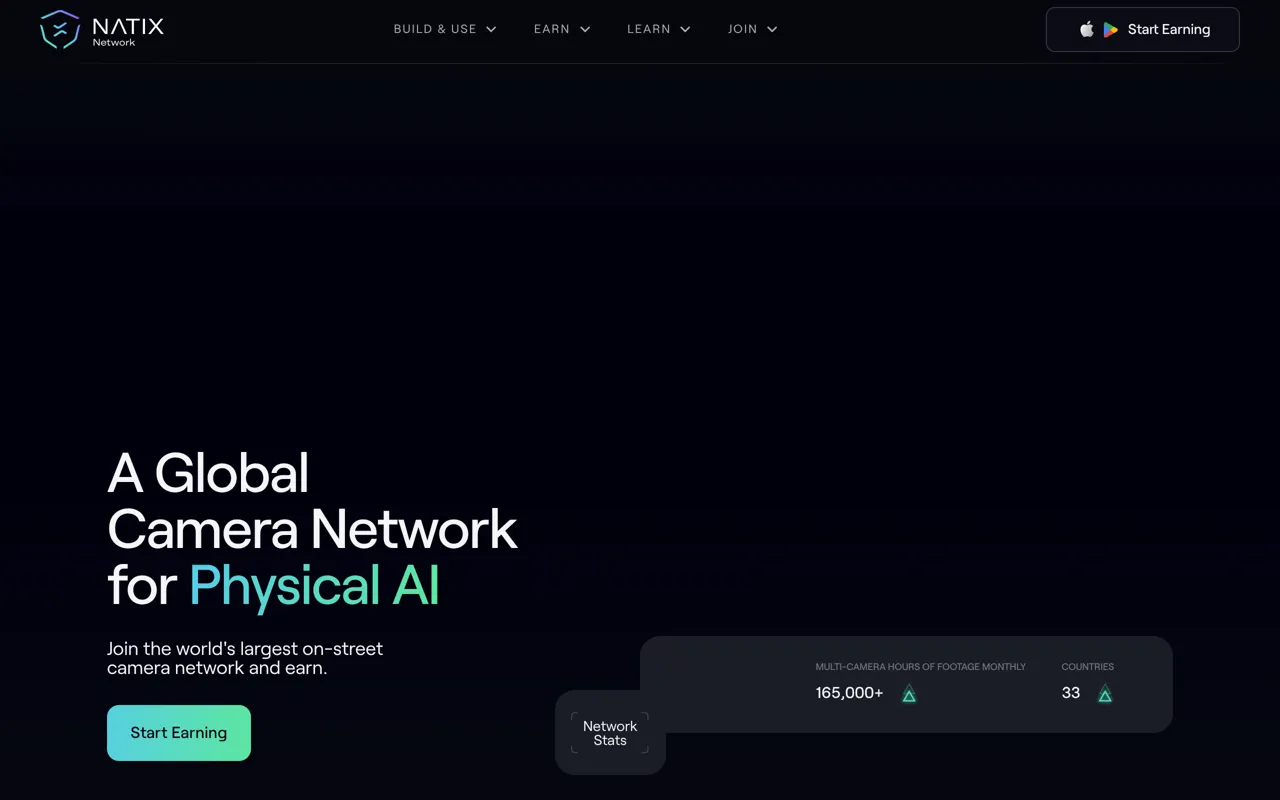 Screenshot of NATIX Network