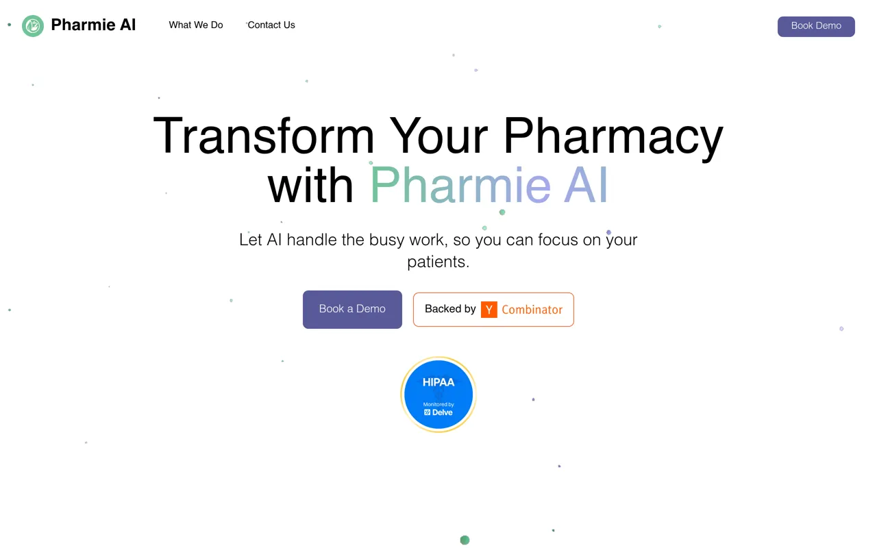 Screenshot of Pharmie AI