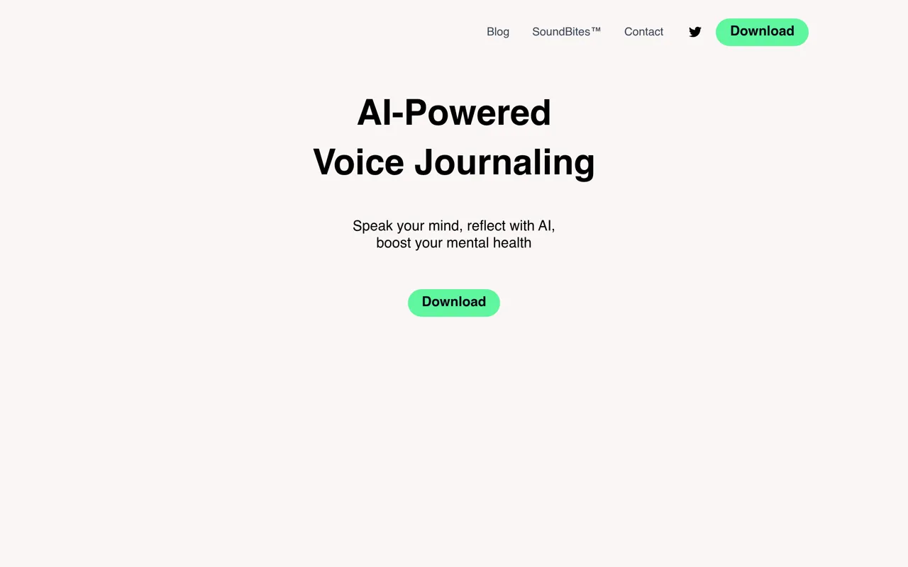 Screenshot of Lid: AI-Powered Voice Journaling