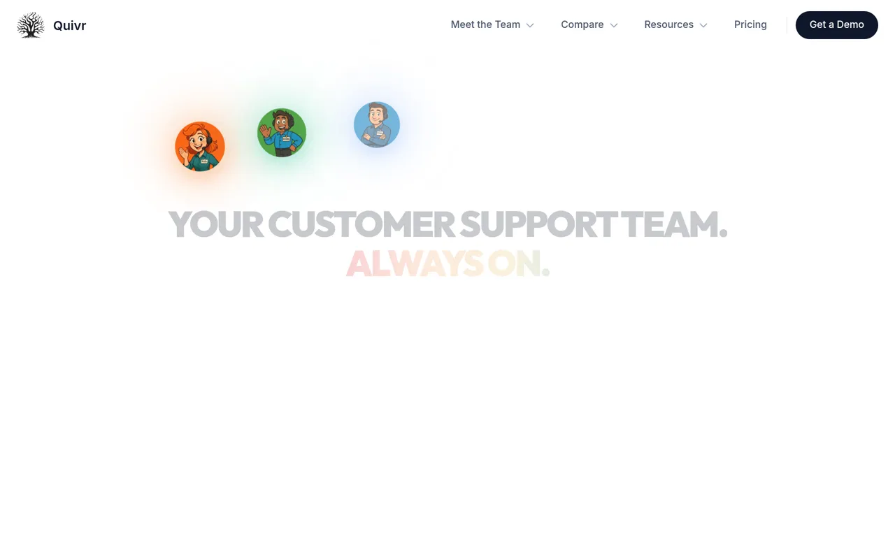 Screenshot of Quivr