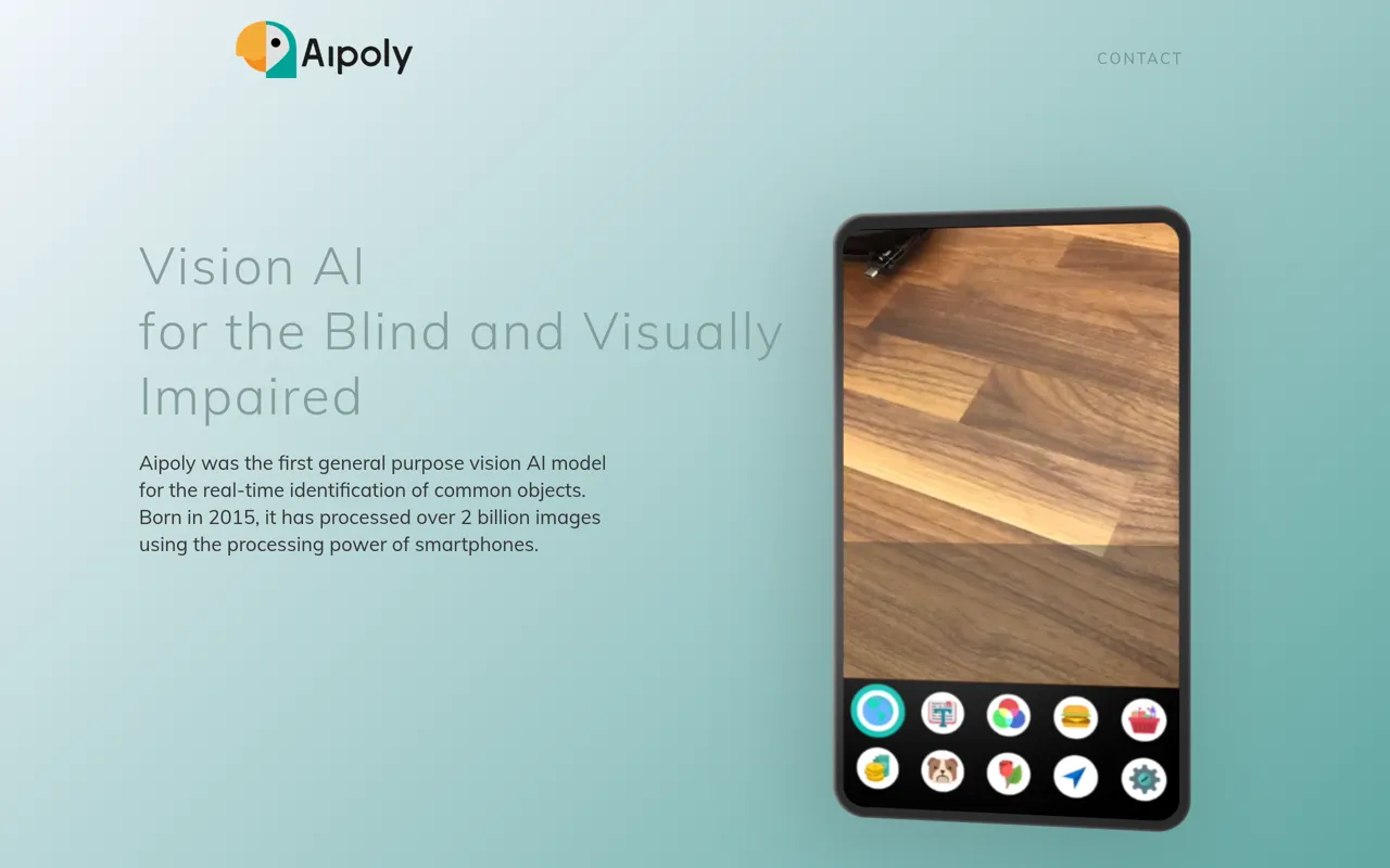 Screenshot of Aipoly