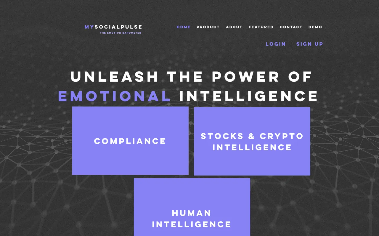 Screenshot of MySocialPulse