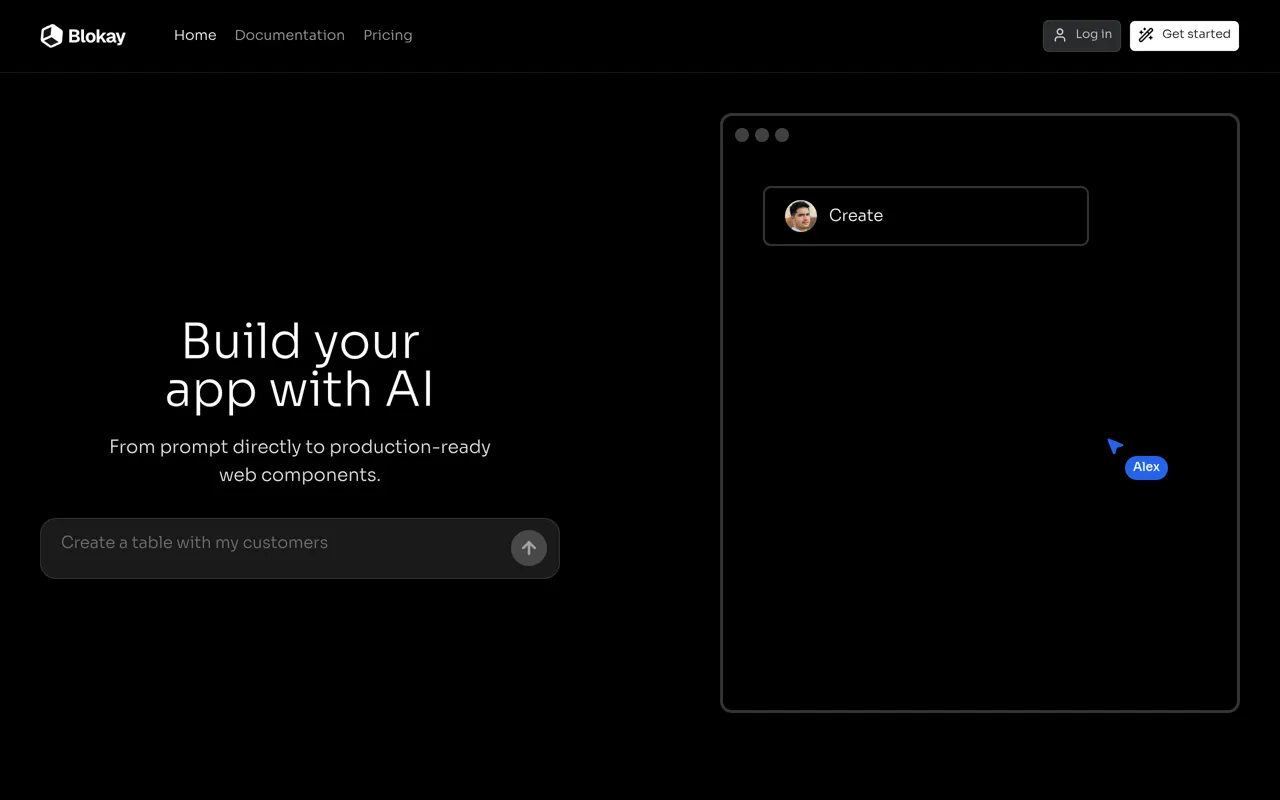 Screenshot of Blokay