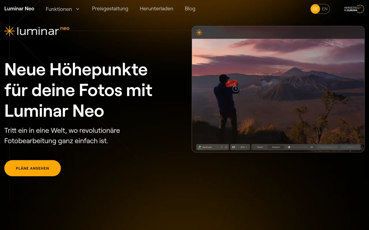 Screenshot of Luminar Neo