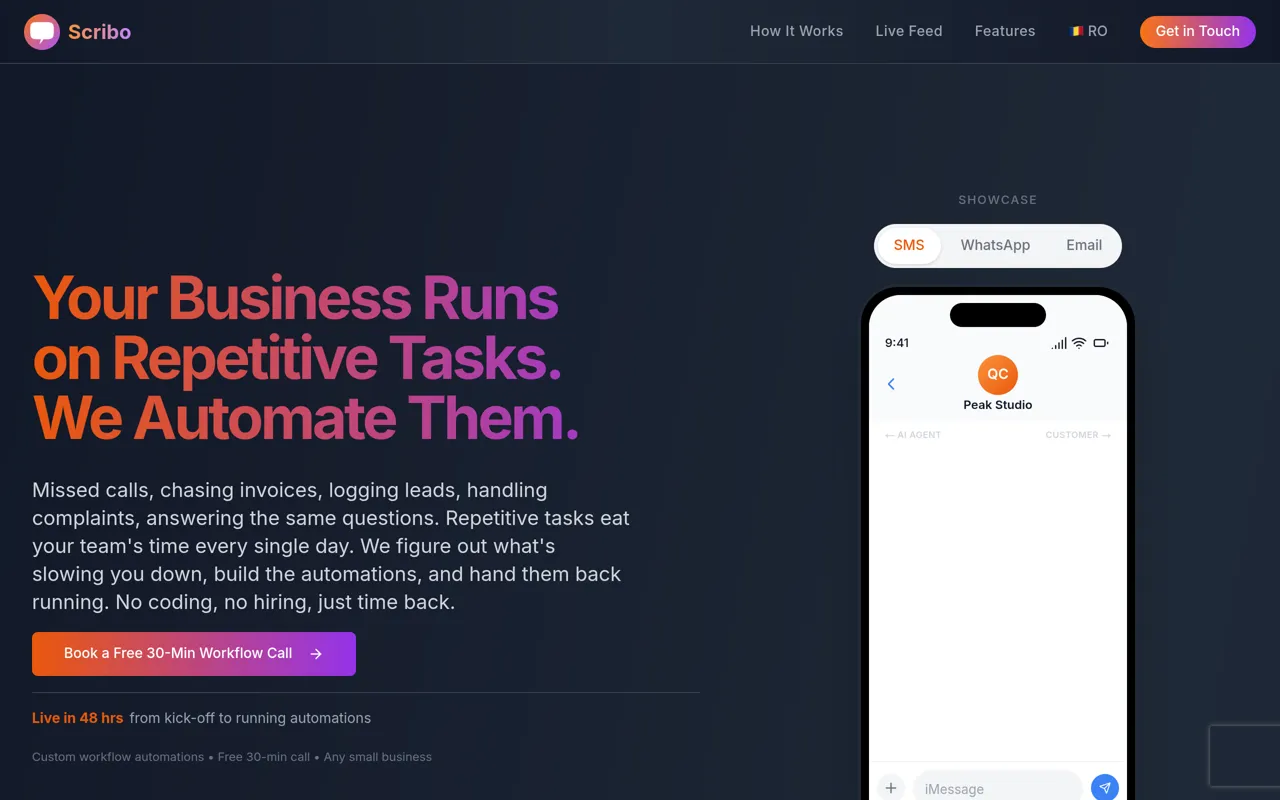 Screenshot of Scribo