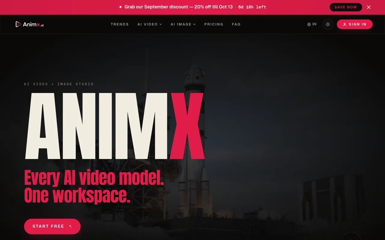 Screenshot of Animx
