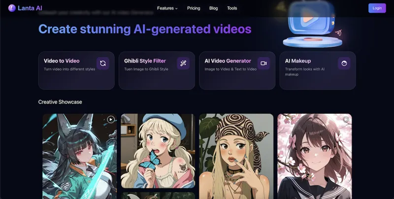 Screenshot of Lanta AI