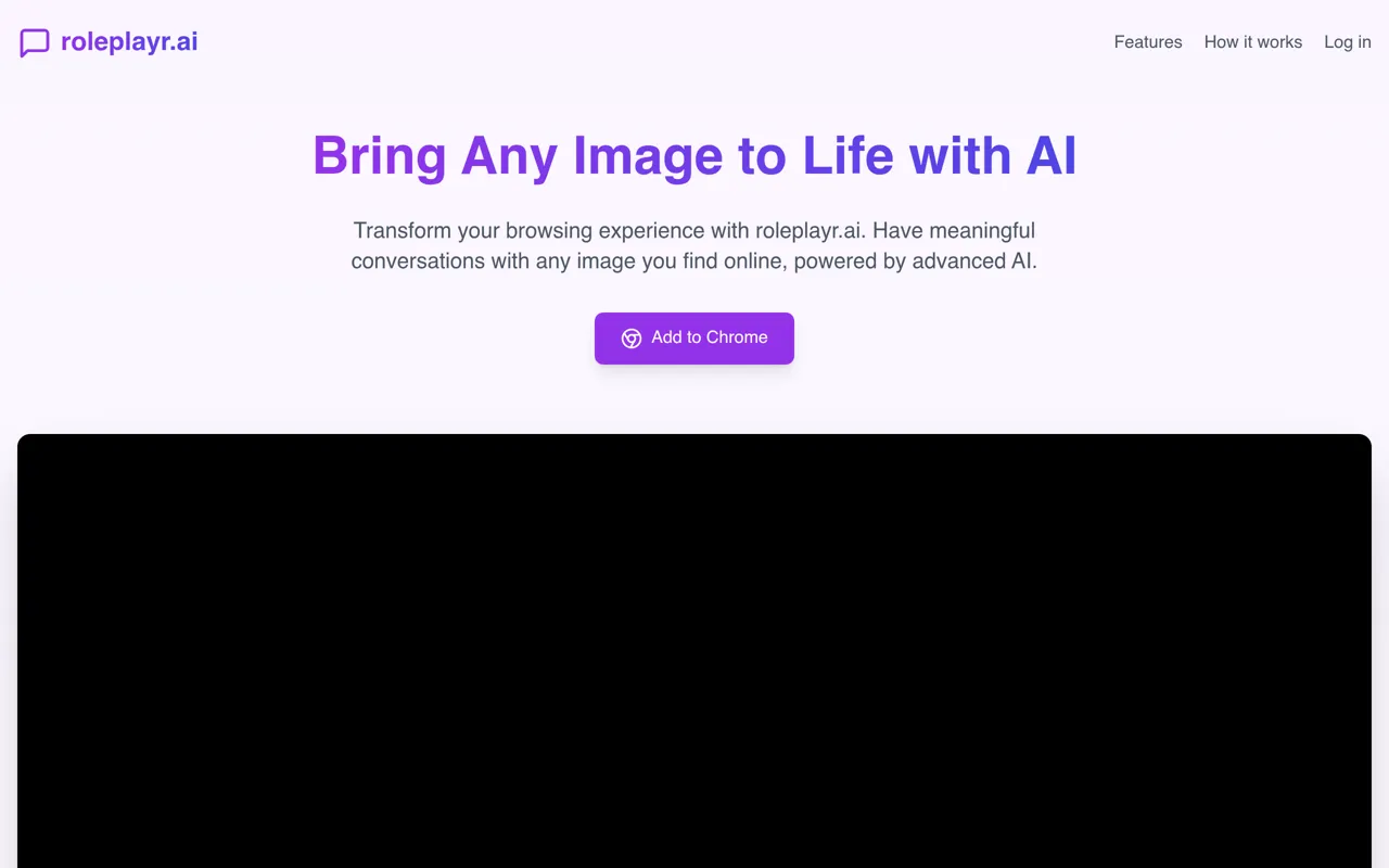 Screenshot of RolePlayr.ai