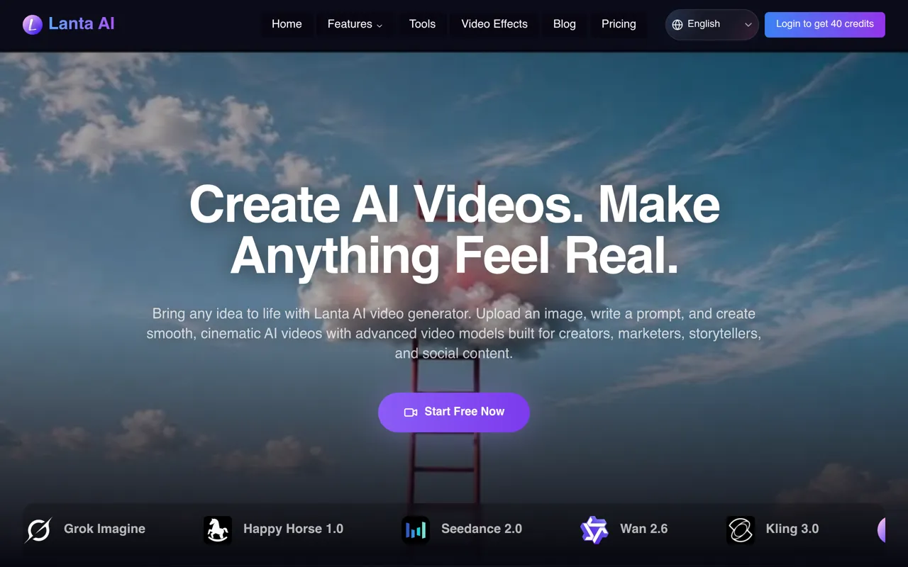 Screenshot of Lanta AI