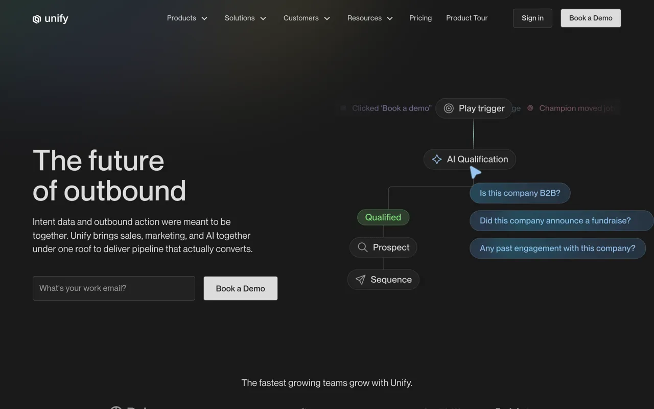 Screenshot of Unify