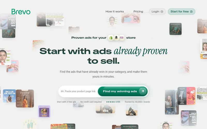 Screenshot of Ad Studio by Brevo