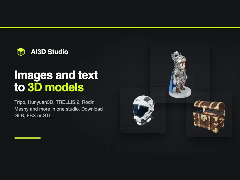 Screenshot of AI3D Studio