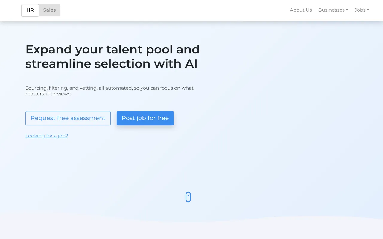 Screenshot of PeakU