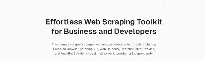 Screenshot of Scrapeless