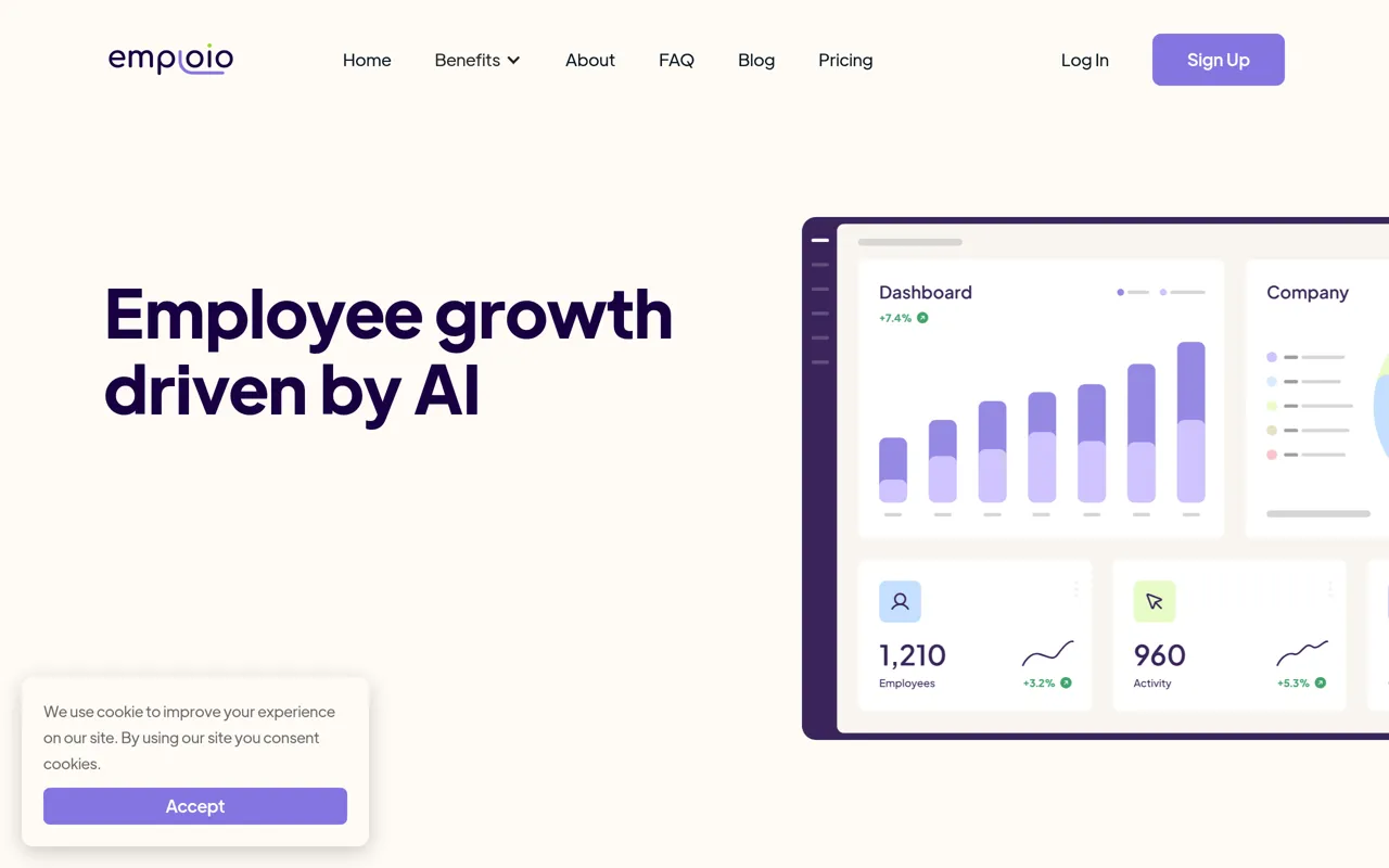 Screenshot of Emploio