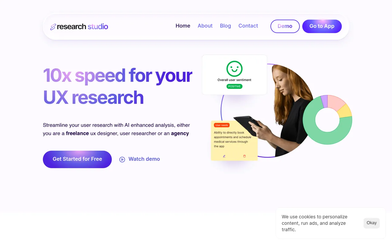 Screenshot of Research Studio