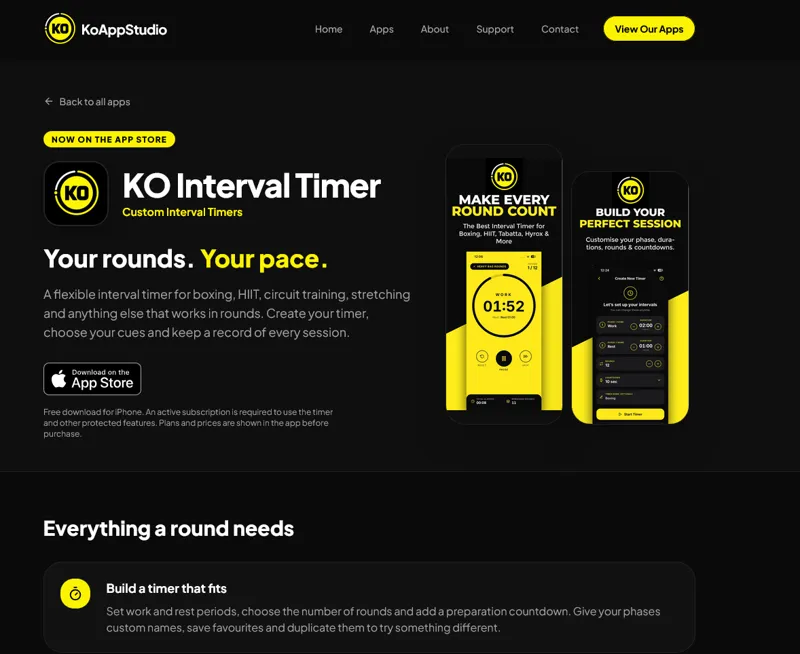 Ko Interval Timer screenshot