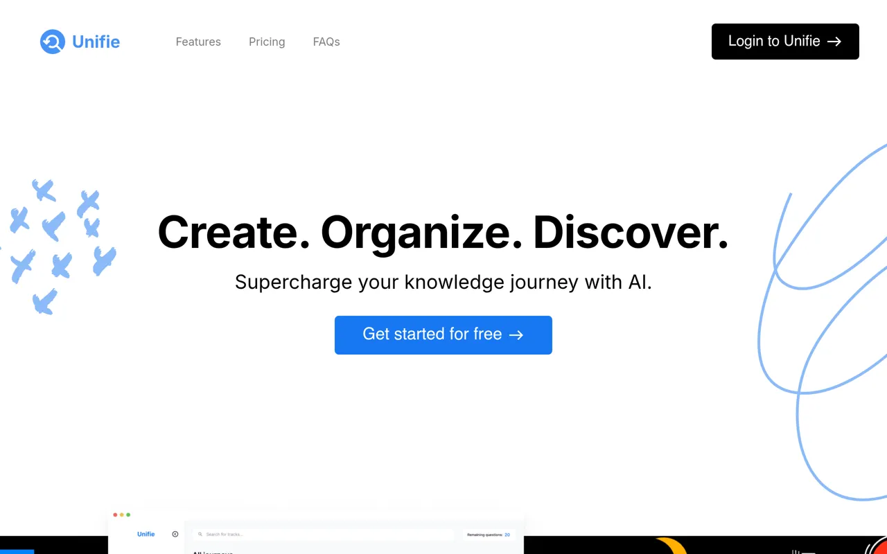 Screenshot of Unifie
