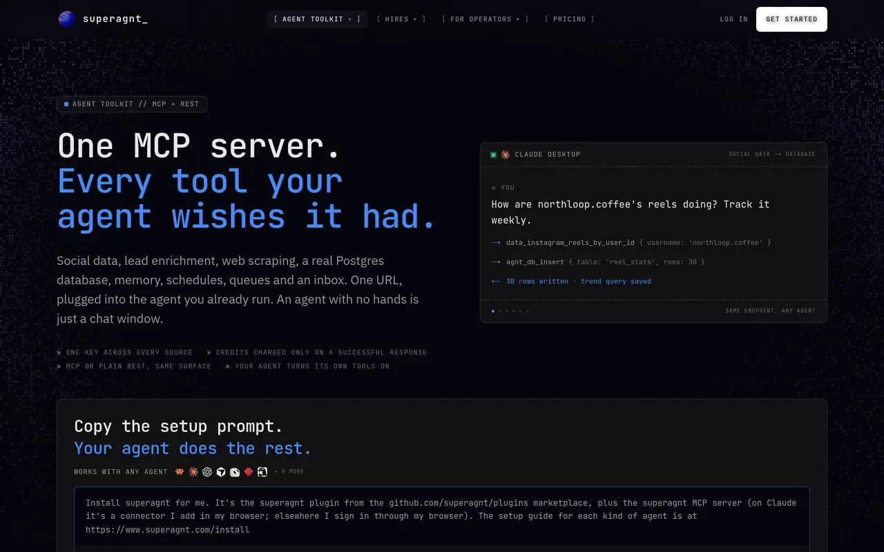Screenshot of superagnt_