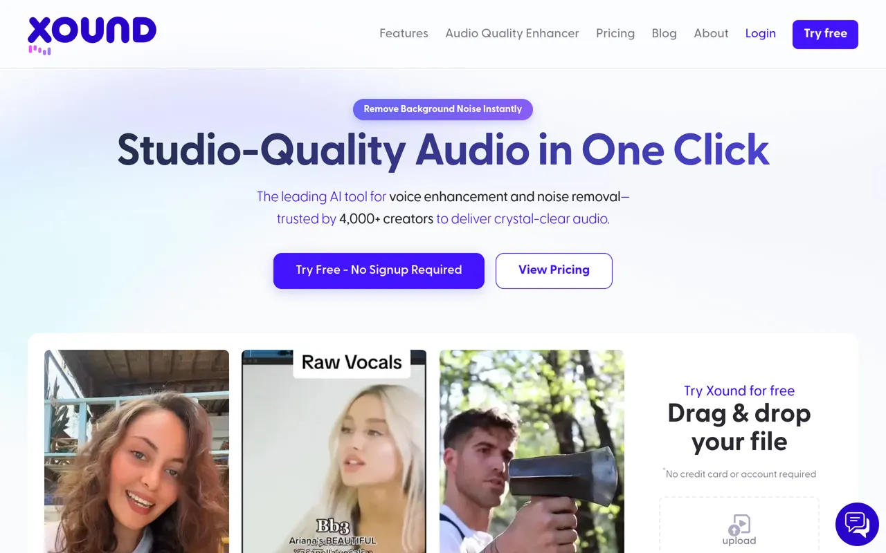 Screenshot of Xound.io