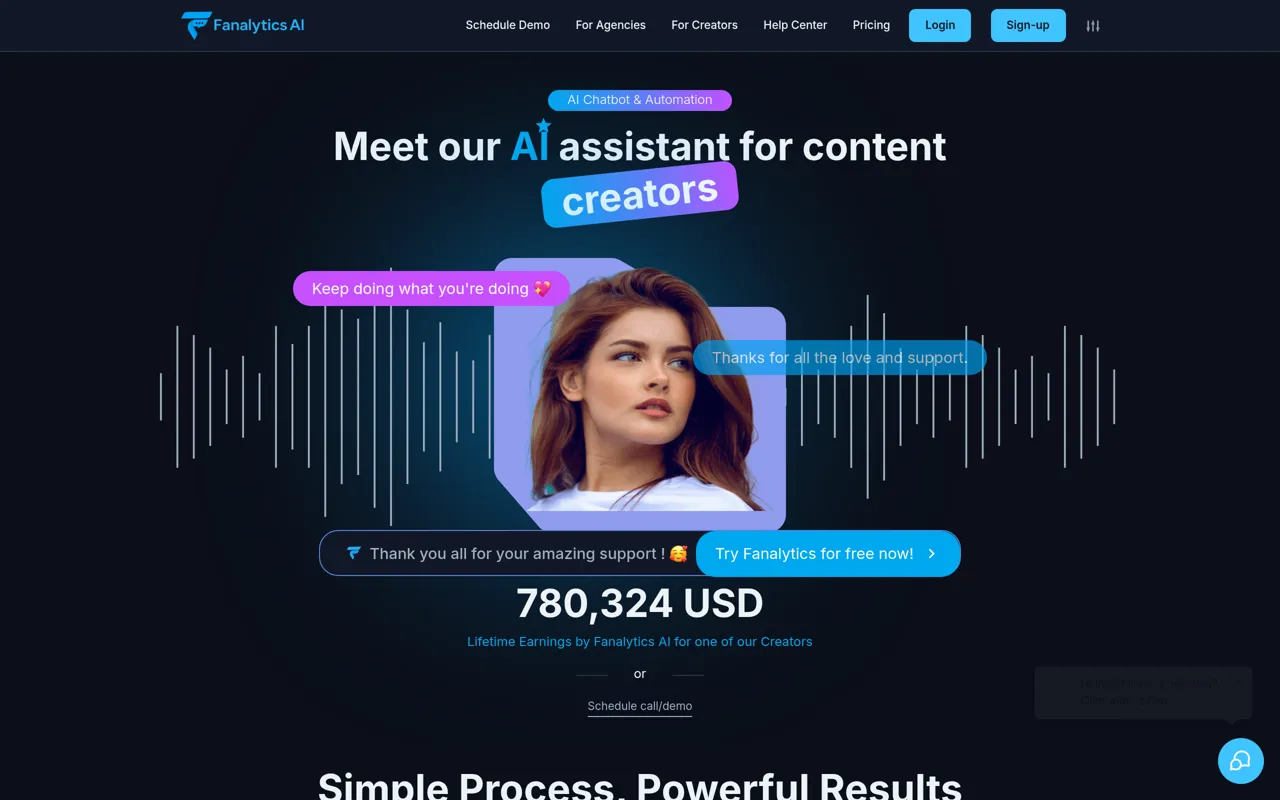 Screenshot of Fanalytics