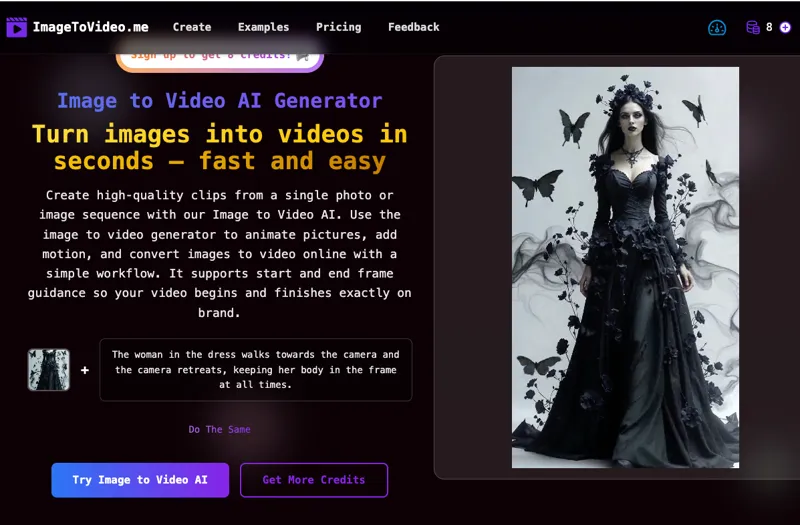 Screenshot of 🎬 Image to Video AI - Where Static Images Come to Life, The New Era of AI Video Generation