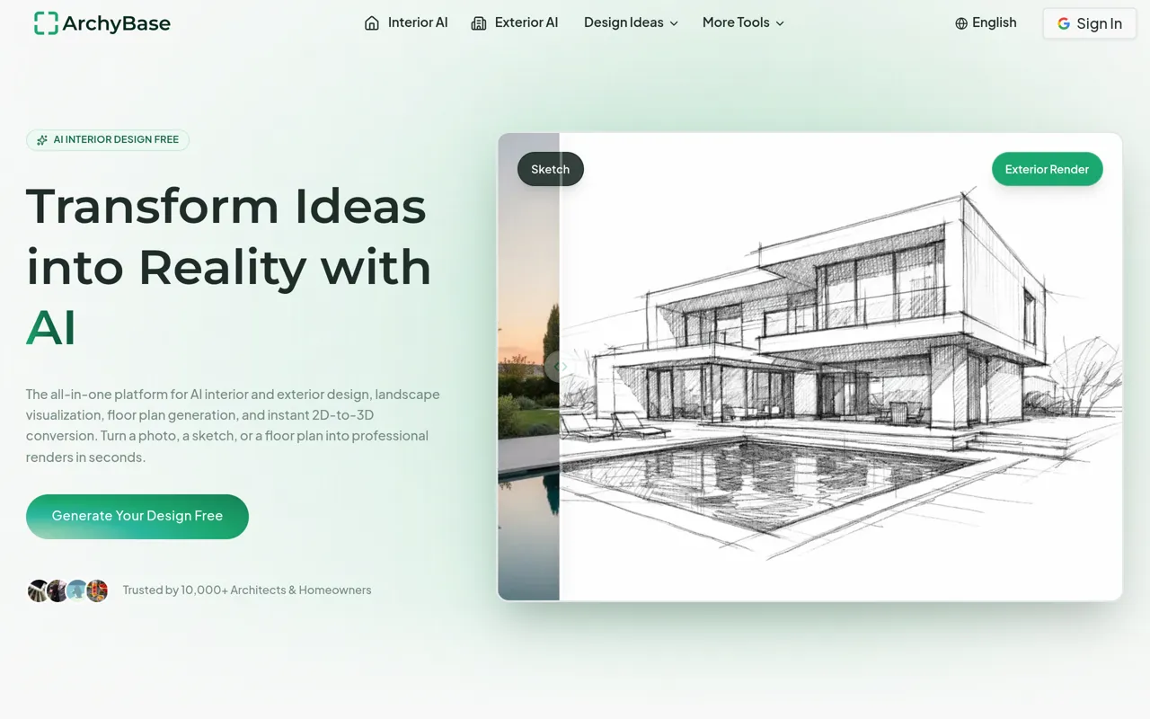 Screenshot of ArchyBase