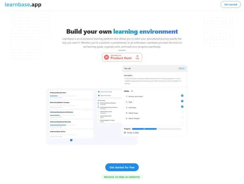 Screenshot of Learnbase