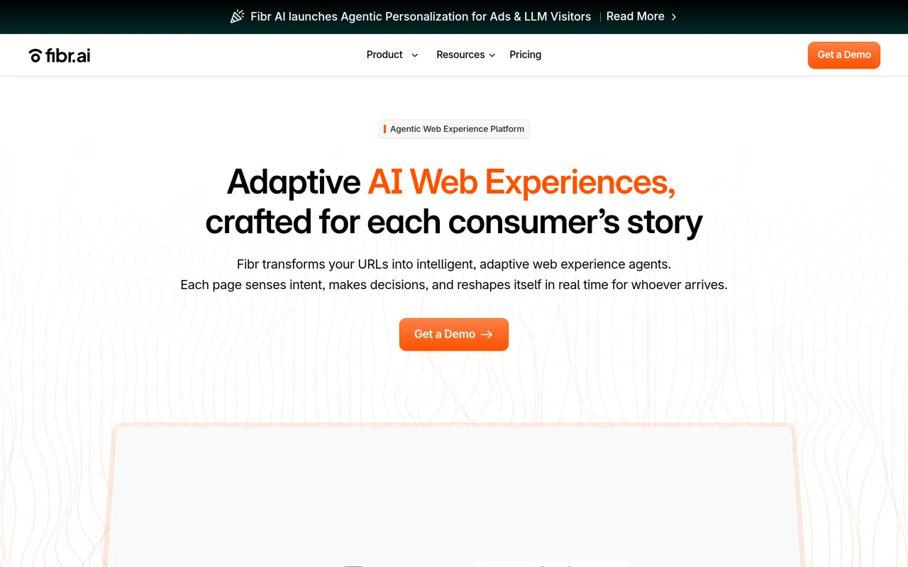 Screenshot of Fibr AI