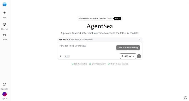 Screenshot of AgentSea
