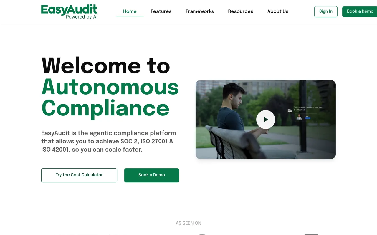 Screenshot of EasyAudit