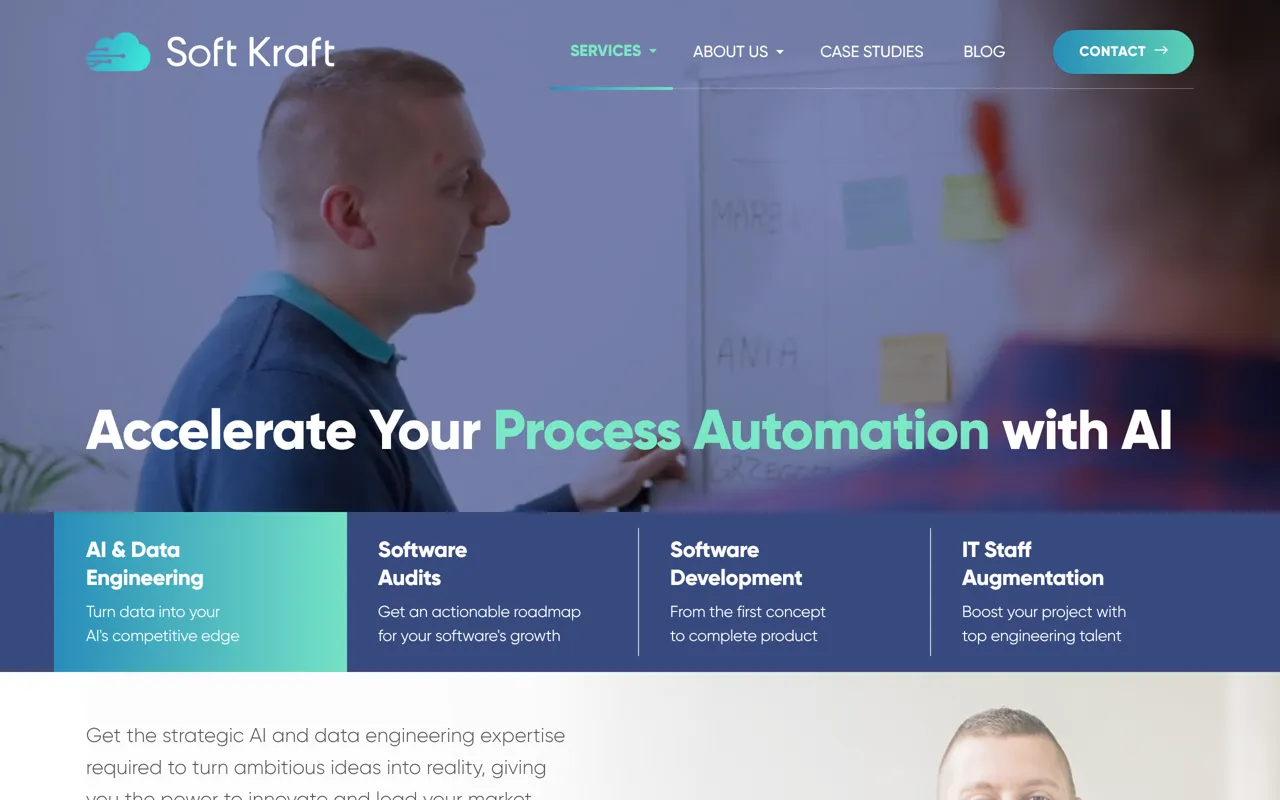 Screenshot of SoftKraft
