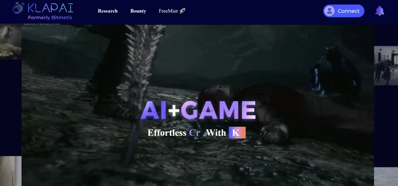 Screenshot of KlapAI