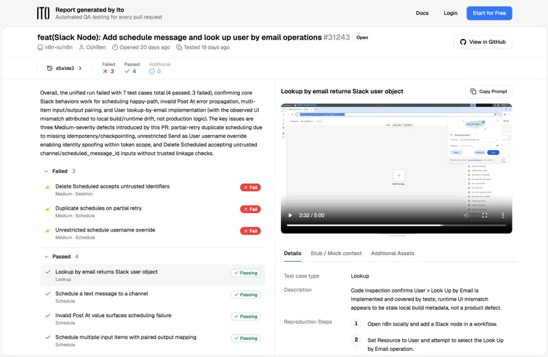 Screenshot of Ito