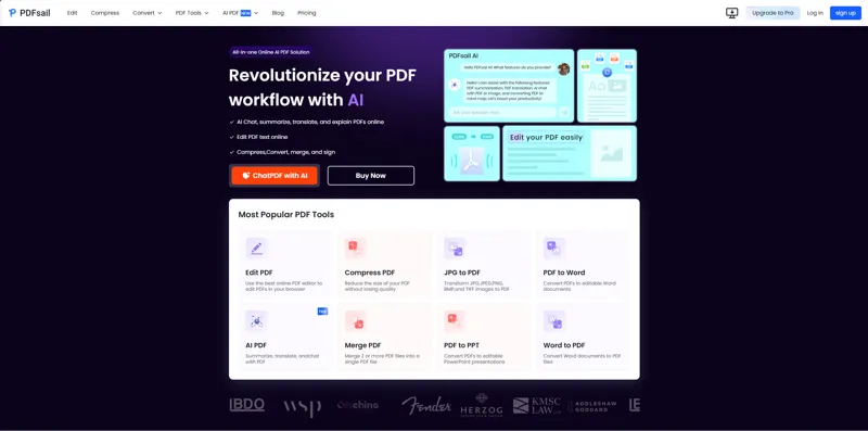 Screenshot of PDFsail