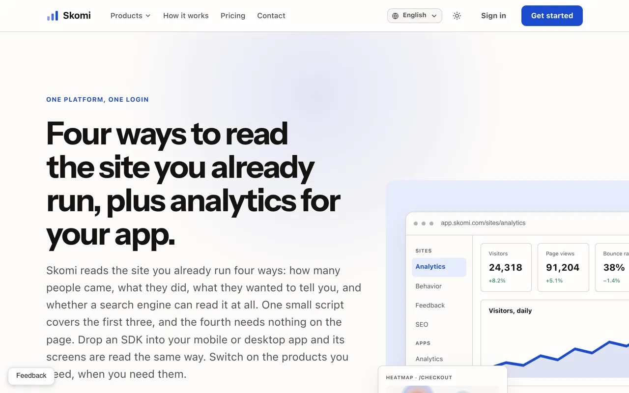 Screenshot of Skomi