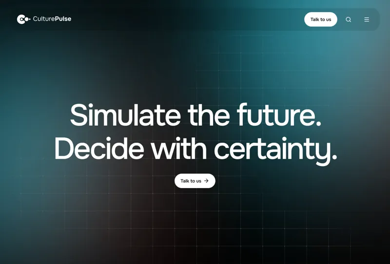 Screenshot of CulturePulse