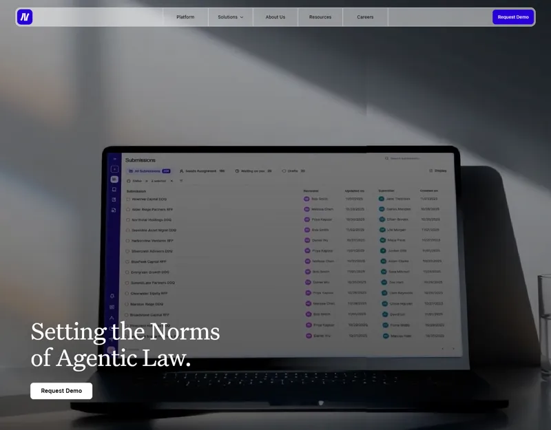 Screenshot of Norm AI