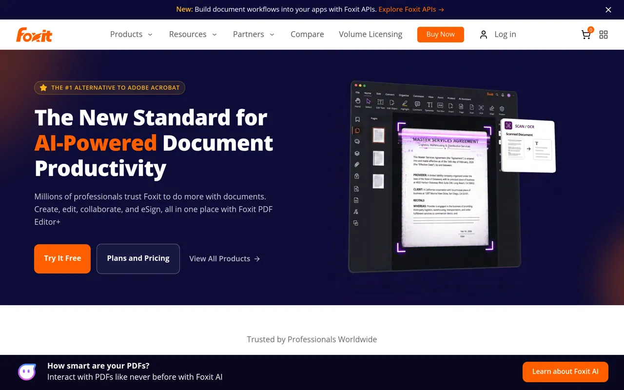 Screenshot of Foxit PDF Editor